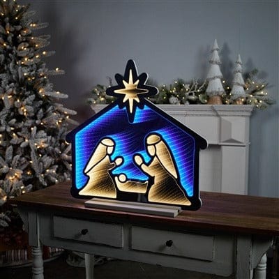 Holy Family Ekkolight 24.5”H Acrylic UL Plug