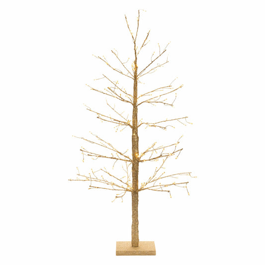 Gold LED Tree w/195 Lights 36”H