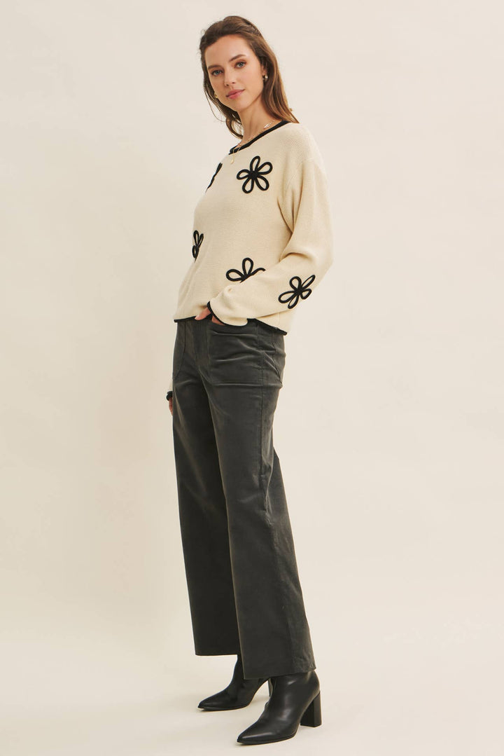 Cozy Chic Corduroy Wide-Leg Pants