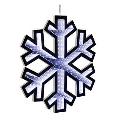 Snowflake Ekkolight 15.75”H Acrylic UL Plug