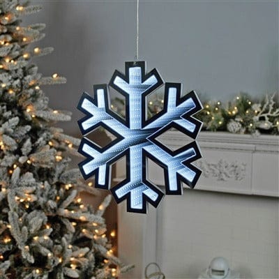 Snowflake Ekkolight 15.75”H Acrylic UL Plug