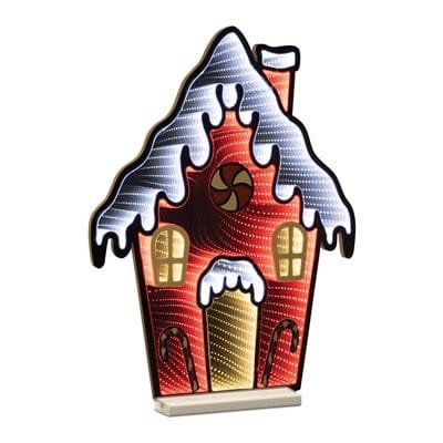 Gingerbread House Ekkolight 26”H Acrylic UL Plug