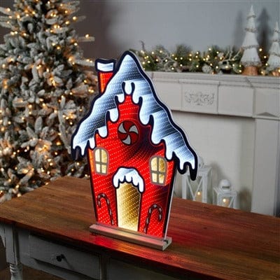 Gingerbread House Ekkolight 26”H Acrylic UL Plug