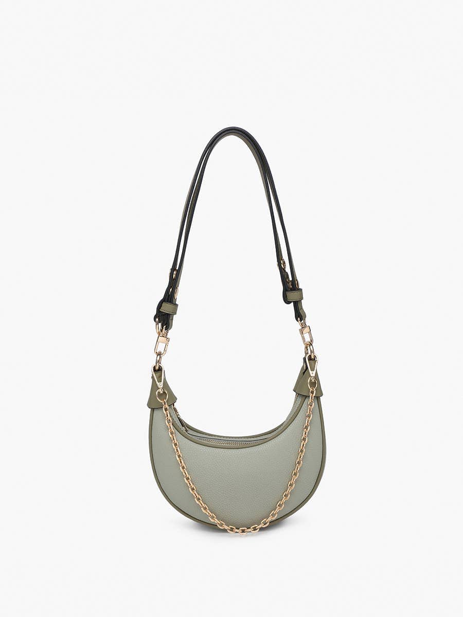 Zora Moon Shoulder Bag w/ Chain Purse