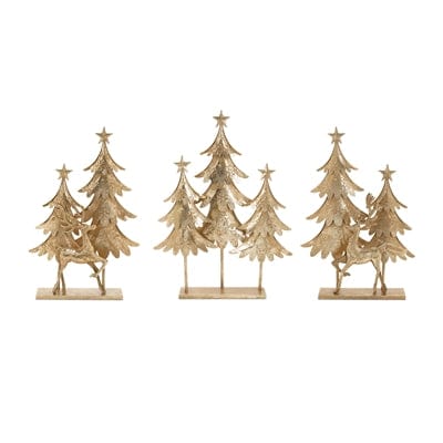 Iron Tree w/ Deer (Assortment)