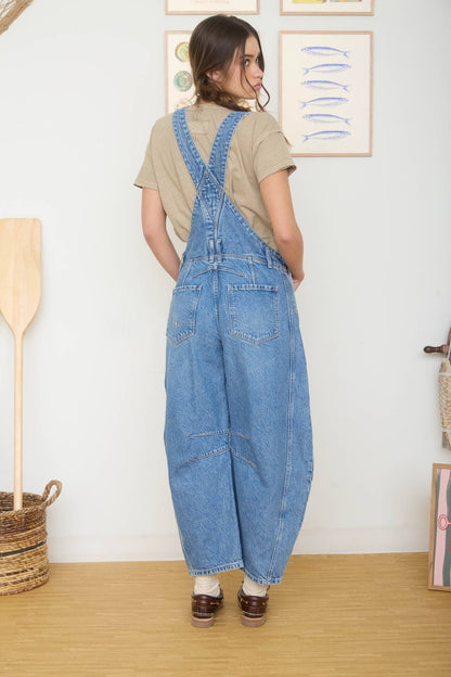 Round Neck Short Sleeve Exposed Seam Top