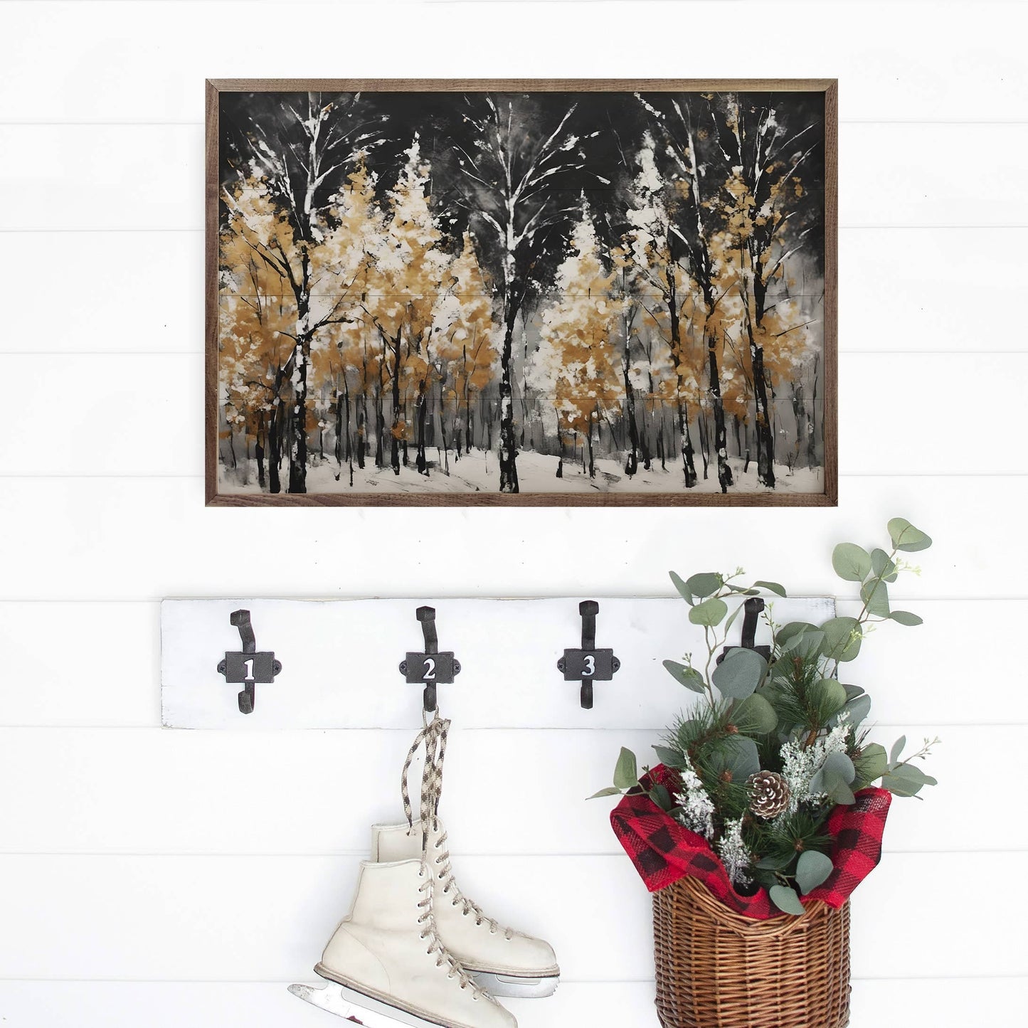 Trees Of Gold Art Print