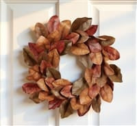 Magnolia Leaf Wreath 24”D