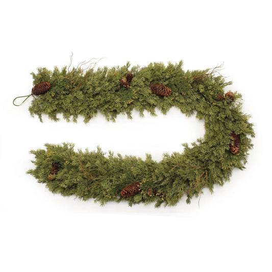 Pine Garland 6'L Plastic