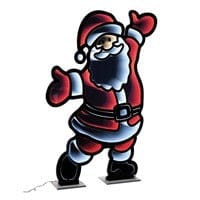 Santa Infinity 70”H Acrylic UL Plug