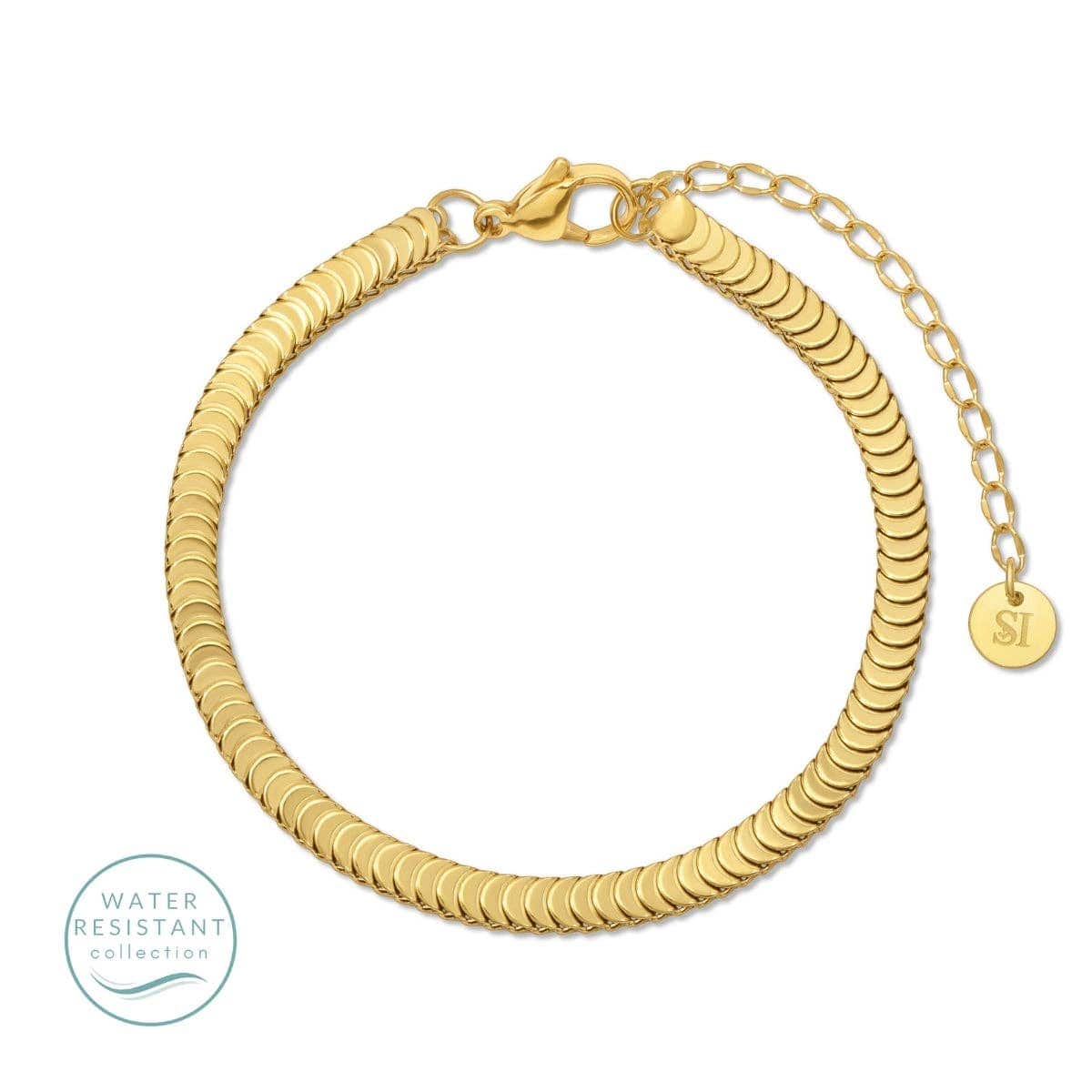 Many Moons Chain Bracelet, Water Resistant