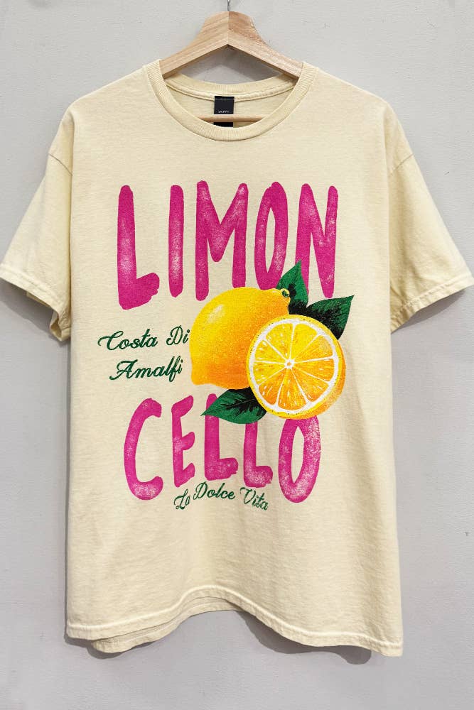 Limoncello Amalfi Yellow and Pink T-Shirt