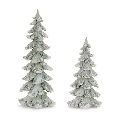 13.25"H, 18"H Resin Decorative Tree