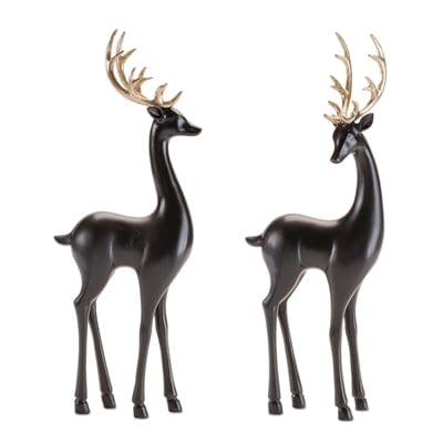 Black Deer 16.5" H Resin