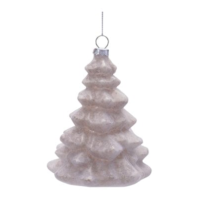 Tree Ornament 5.25”H Glass