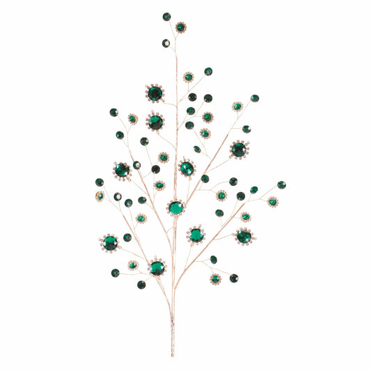Emerald Jewel Spray 27.5”H