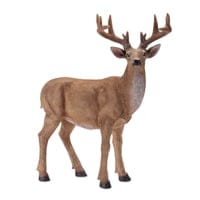 Deer 25"L x 31"H Resin