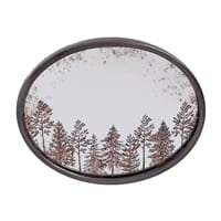 Decorative Tabletop Mirror With Treescape