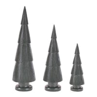 Green Resin Tree (3 Sizes) 8"H, 11"H, 14"H