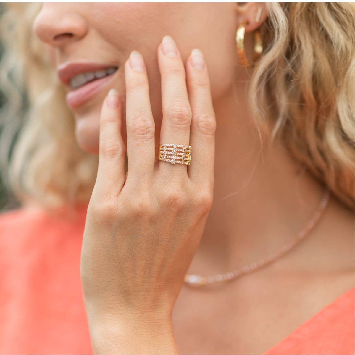 All That Shimmers, Pavé Statement Ring