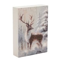 Deer Block 5"L x 7"H MDF
