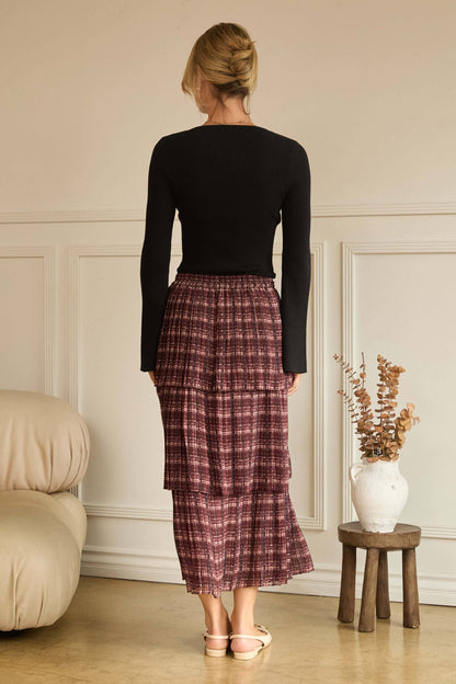 Long Bell Sleeve Square Neck Sweater