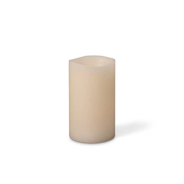 3x5 inch Gerson Bisque Wax Glow Wick(R) LED Candle - Bisque Color