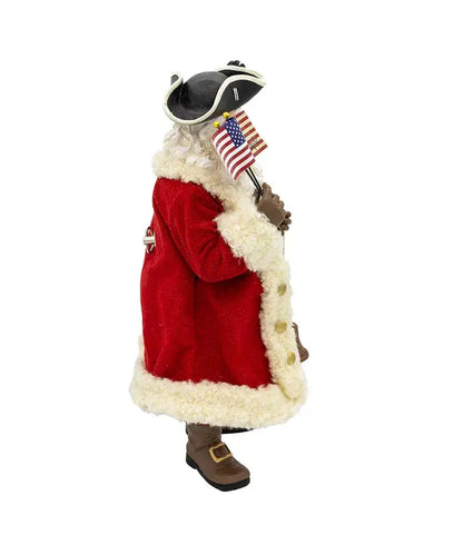 ** Pre- order** 11" 250th Anniversary America Musical Santa Tablepiece