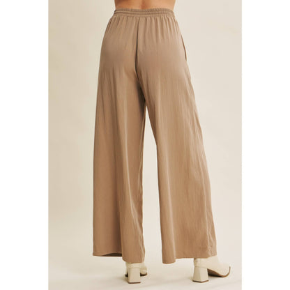 Washed Wide Leg Pants