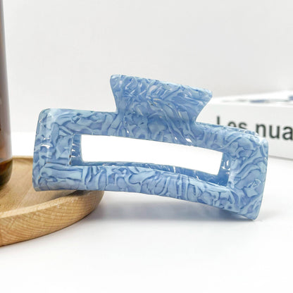 Rectangular Acetate Hair Claw, Premium Quality Hair Clip