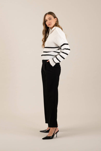 High Waisted Pleated Pants