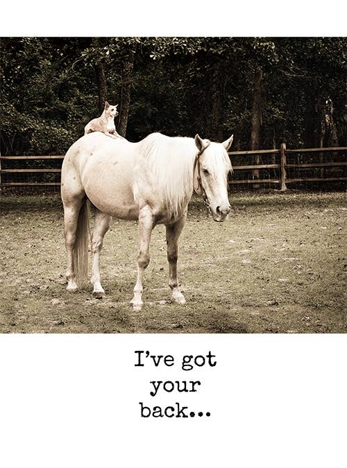 I've Got Your Back...