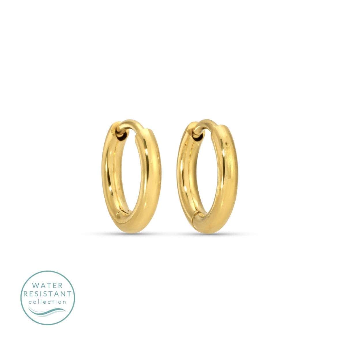 Everyday Huggie Earrings, Water Resistant