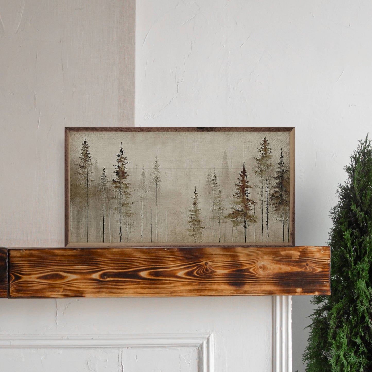 Pine Trees II Art Print