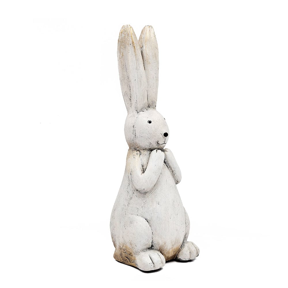 Textured White Magnesium Bunny Rabbit