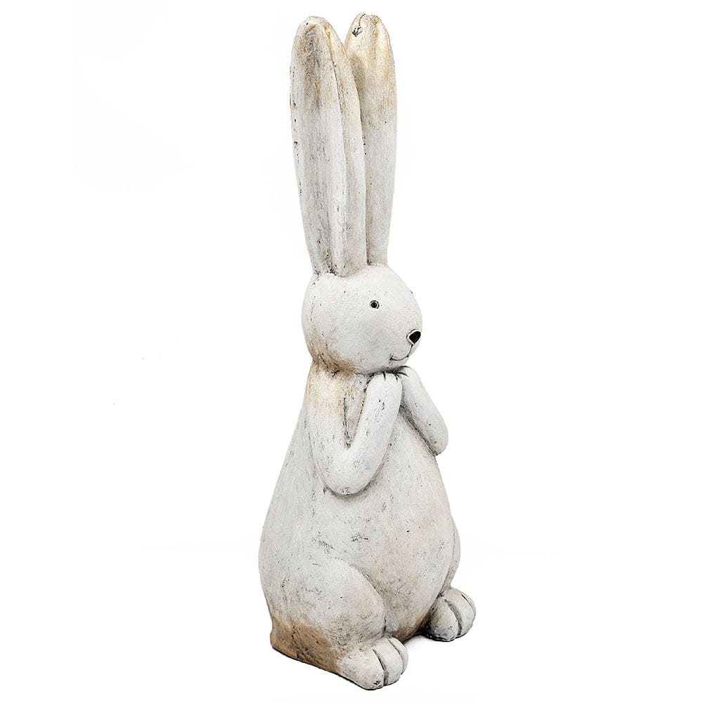 Textured White Magnesium Bunny Rabbit