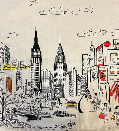 New York Skyline Flour Sack Tea Towel - 2 Designs