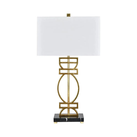Orla Metal + Marble Table Lamp