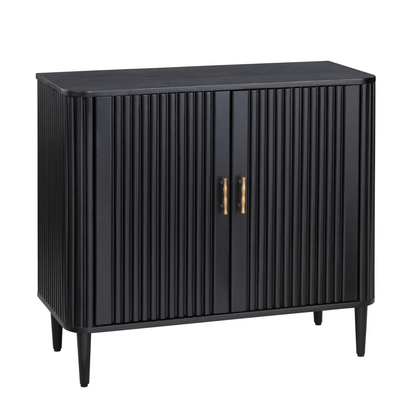 Camden Black 2-Door Cabinet