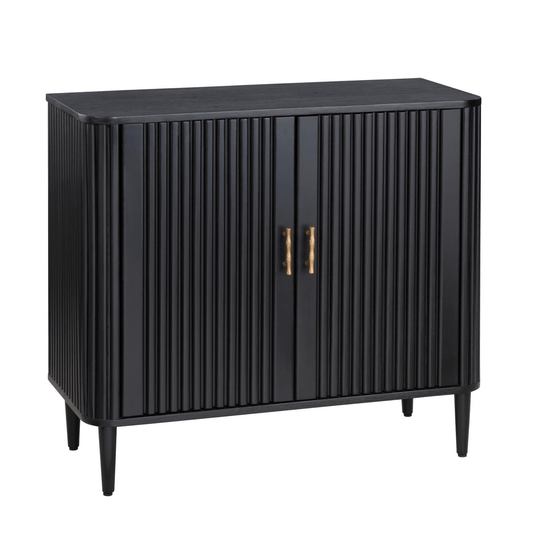 Camden Black 2-Door Cabinet