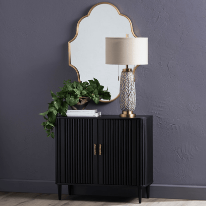 Camden Black 2-Door Cabinet