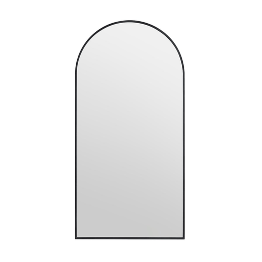 Metal Wall Mirror Black