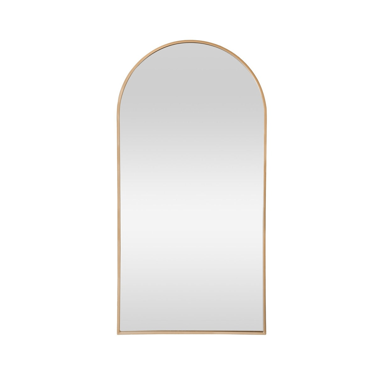 Gold Metal Wall Mirror 37.18“ x .98” x 73.18“