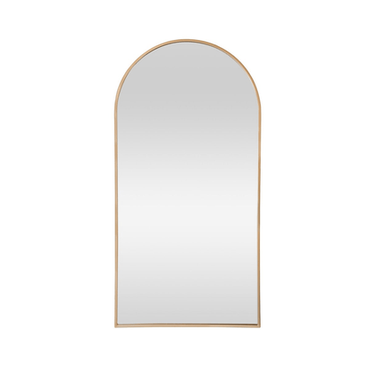 Gold Metal Wall Mirror 37.18“ x .98” x 73.18“