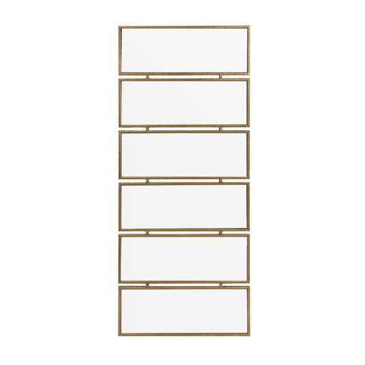 Gold Oversized Metal Mirror