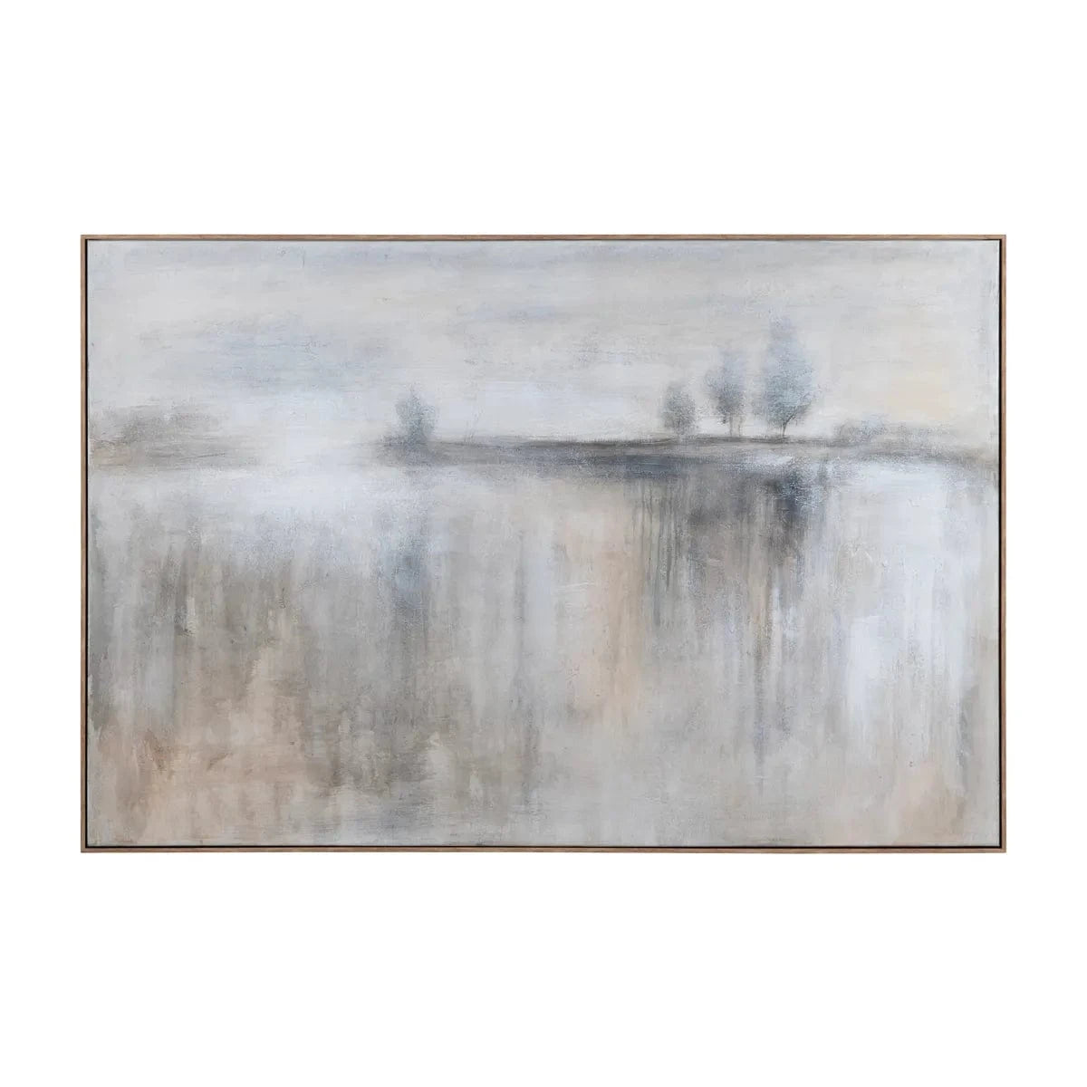 Soft Horizon Soft Landscape Canvas Art Print 73 x 2 x 49 (in)
