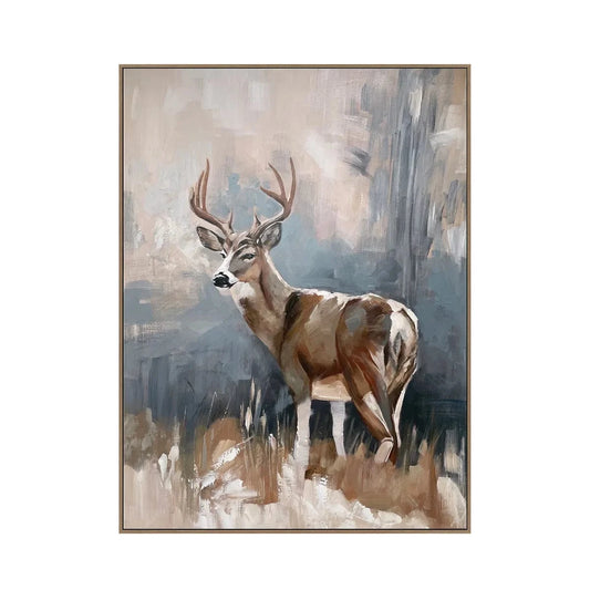 Buck at Dawn Canvas Art Print 36 x 1.5 x 48 (in)