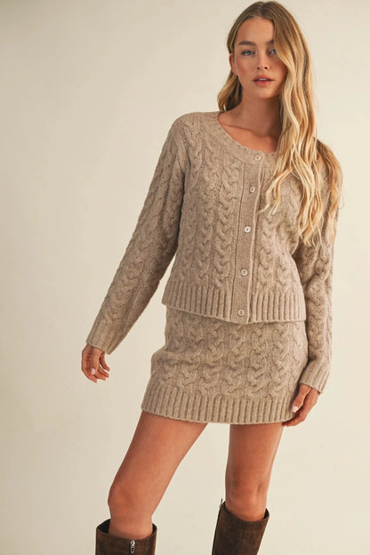 Cable Knit Cardigan
