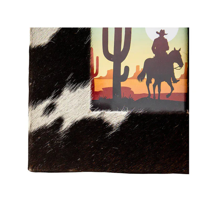 Cactos Cowhide Photo Frame