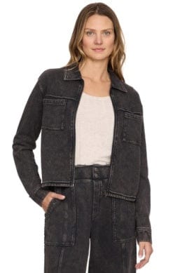 Charlotte Zip Front Terry Jacket